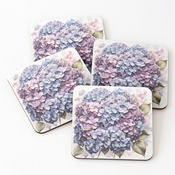 Item preview, Hydrangea Watercolor Painting designed and sold by RawNaturePrints.