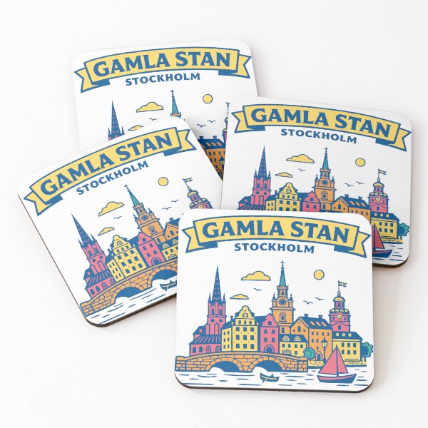 Item preview, Gamla Stan, Stockholm, Sweden designed and sold by Traveldrawings.