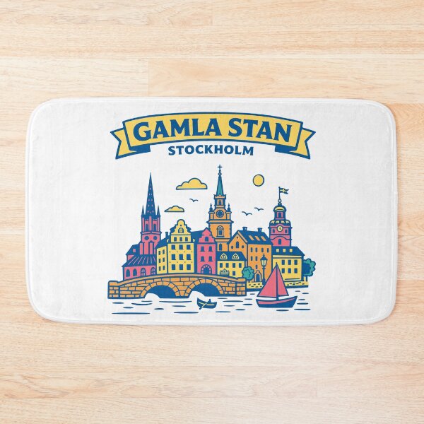 Item preview, Gamla Stan, Stockholm, Sweden designed and sold by Traveldrawings.