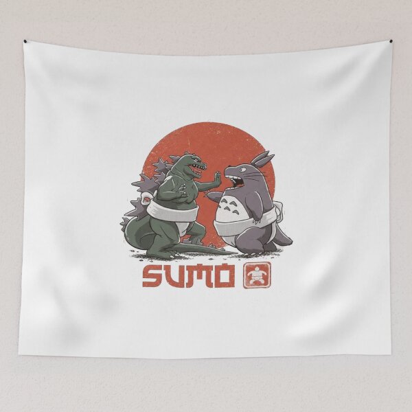 Item preview, Kaiju vs Forest Spirit Sumo  designed and sold by Gbriel3.