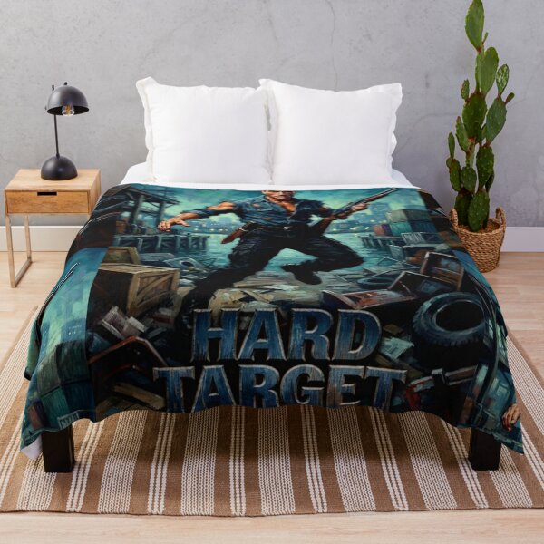 Item preview, Hard Target Retro Action Thriller Tribute Art Poster designed and sold by Art's Diner.