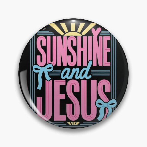 Item preview, Sunshine and Jesus Coquette Bow Cute Christian Aesthetic T-Shirt designed and sold by haitrieuic96.