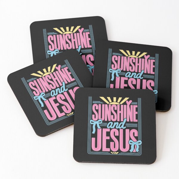 Item preview, Sunshine and Jesus Coquette Bow Cute Christian Aesthetic T-Shirt designed and sold by haitrieuic96.