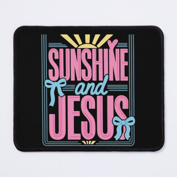 Item preview, Sunshine and Jesus Coquette Bow Cute Christian Aesthetic T-Shirt designed and sold by haitrieuic96.
