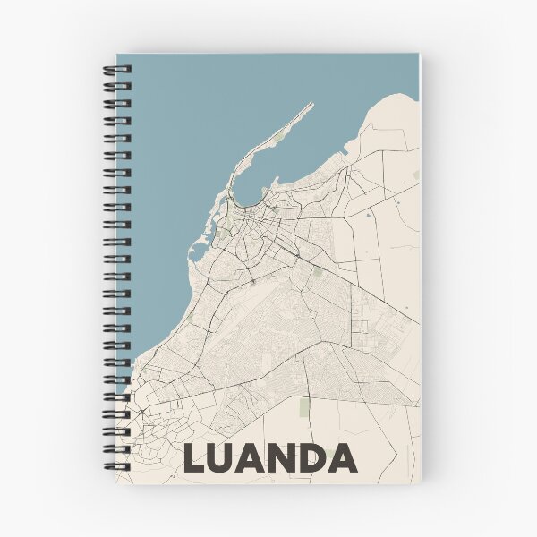 Artikelvorschau, Luanda-Karte entworfen und verkauft von MapsNerd.