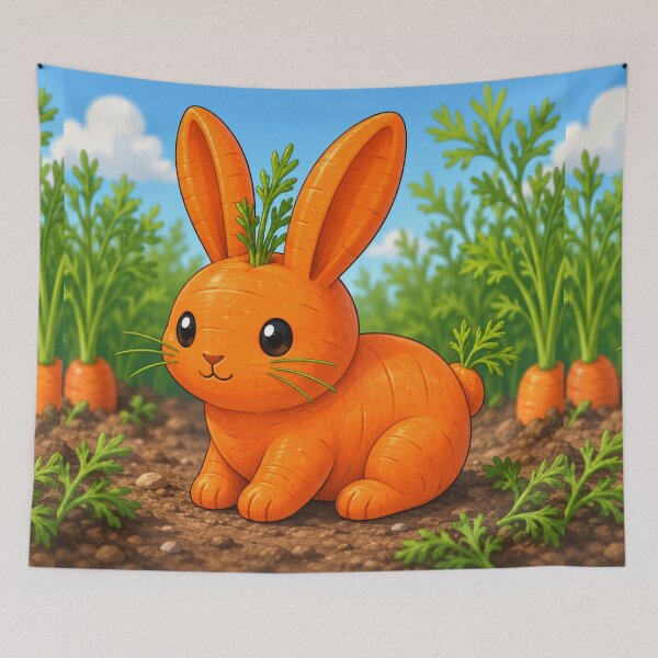 Item preview, Carrot Rabbit designed and sold by Elektra9.