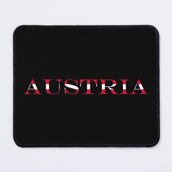 Item preview, Austria Country Name Typography Flag | Austrian Text Inside Flag Design designed and sold by NTGUILTY.