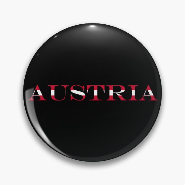 Item preview, Austria Country Name Typography Flag | Austrian Text Inside Flag Design designed and sold by NTGUILTY.