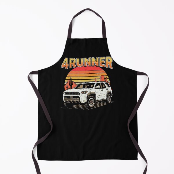 Item preview, Retro Sunset Style 6th Gen 4Runner Camping Overlanding [Black Shirt Only] designed and sold by Off-Road-Zone.