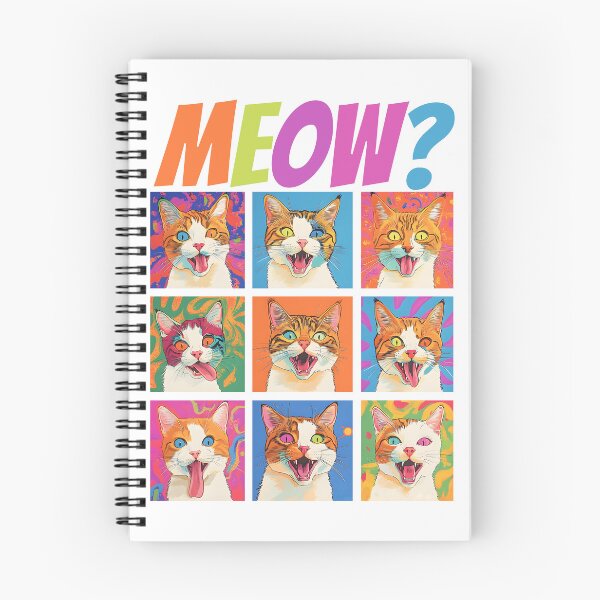 Item preview, Meow? Funny Cats Vintage Pop Art Cat Lovers designed and sold by SecretDicer.