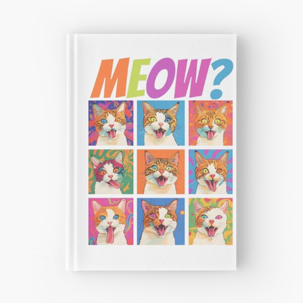 Item preview, Meow? Funny Cats Vintage Pop Art Cat Lovers designed and sold by SecretDicer.