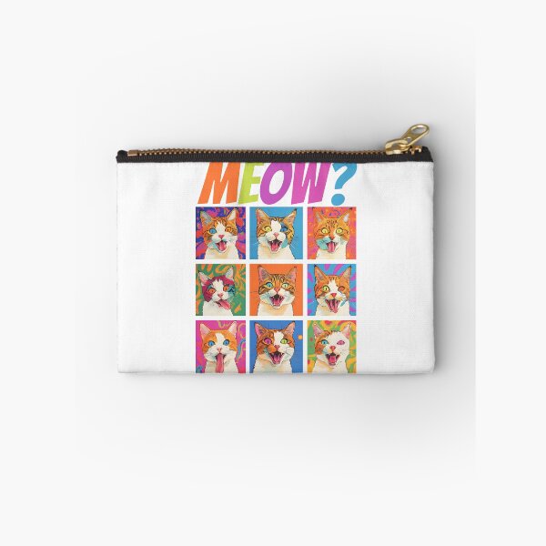 Item preview, Meow? Funny Cats Vintage Pop Art Cat Lovers designed and sold by SecretDicer.