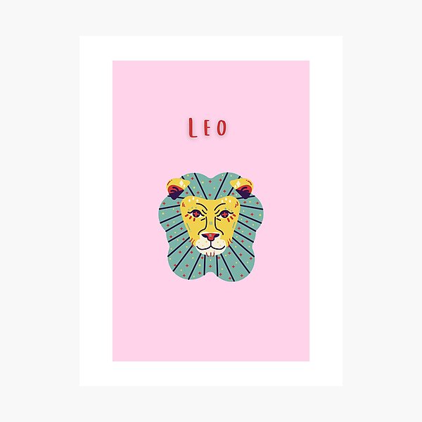 Item preview, Leo, zodiac sign, star sign design, horoscope designed and sold by By The Moon.
