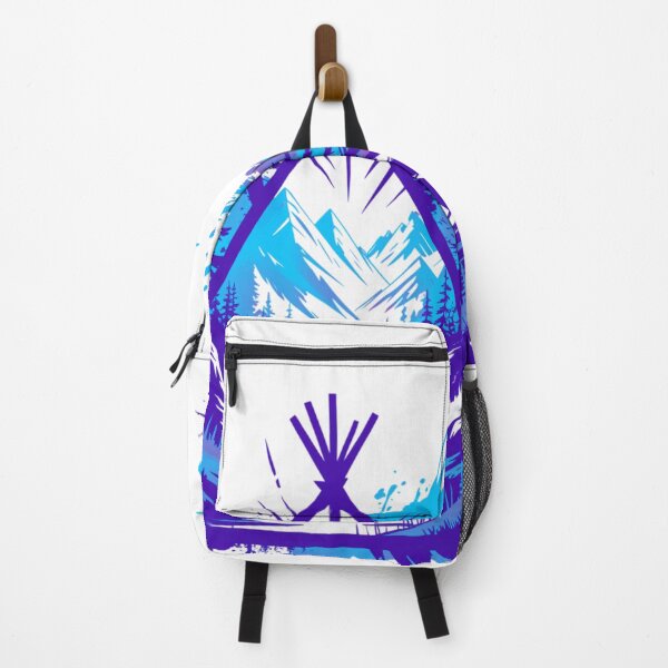 Item preview, Neon Mountain Forest Graphic Illustration - Abstract Trash Polka Nature Landscape designed and sold by GabeMountainArt.