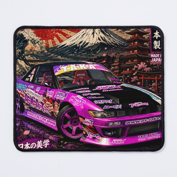 Item preview, JDM Legends Nissan Silvia S13 Itasha – Japanese Drift Spirit Street Racing Art designed and sold by SamuraiJAP.