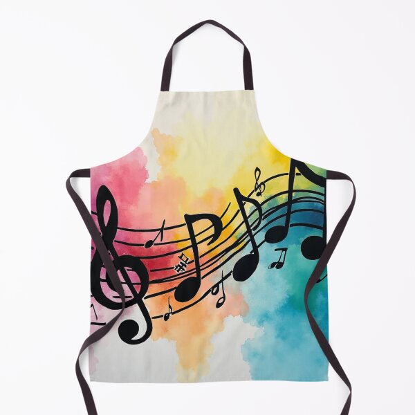 Item preview, Colorful Watercolor Music Notes Art. designed and sold by fbtrisha.