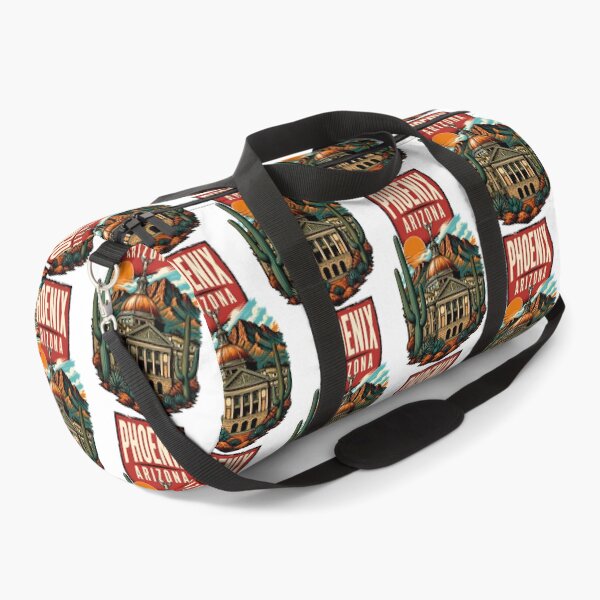 Item preview, Phoenix Arizona USA Vintage Travel Tourism Art designed and sold by TravelersGems.