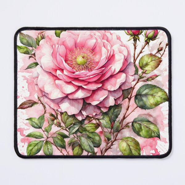 Item preview, Wild Rose Watercolor Painting designed and sold by RawNaturePrints.