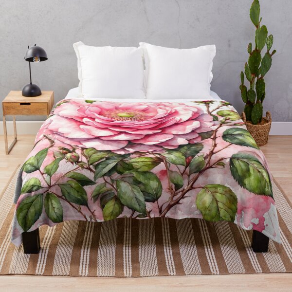Item preview, Wild Rose Watercolor Painting designed and sold by RawNaturePrints.