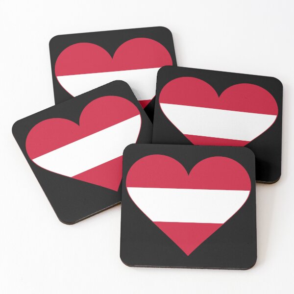 Item preview, Austria Heart Flag Graphic | I Love Austria Patriotic Symbol designed and sold by NTGUILTY.