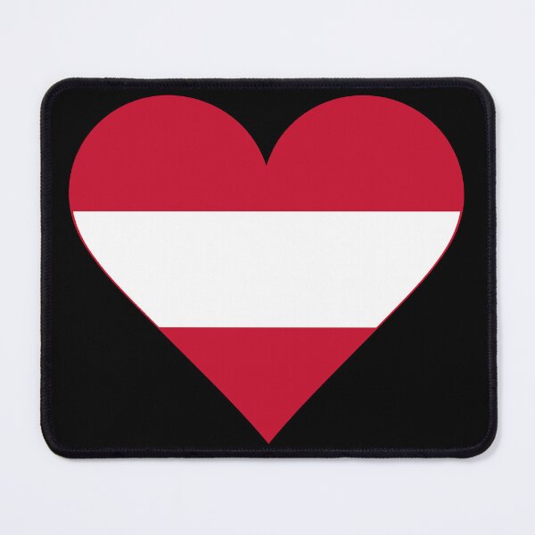 Item preview, Austria Heart Flag Graphic | I Love Austria Patriotic Symbol designed and sold by NTGUILTY.