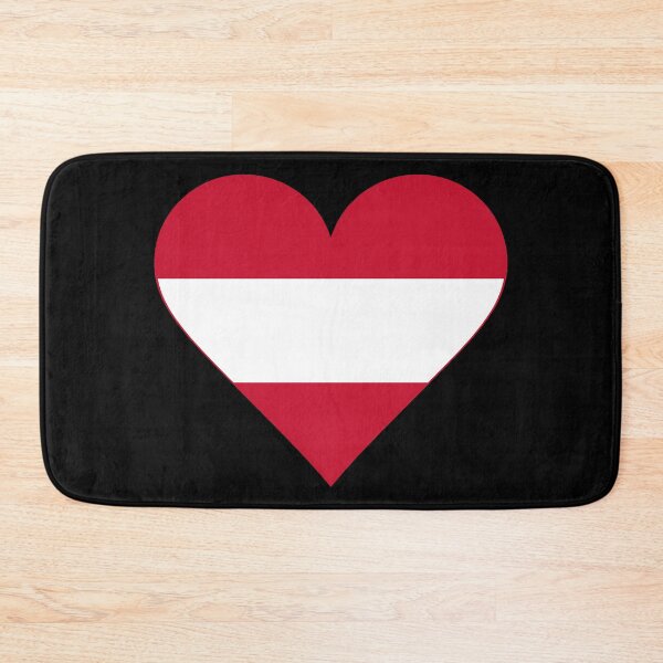 Item preview, Austria Heart Flag Graphic | I Love Austria Patriotic Symbol designed and sold by NTGUILTY.