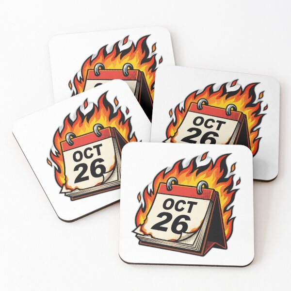 Item preview, Not Today Satan Funny Sarcastic Fire Calendar designed and sold by ryanguas.