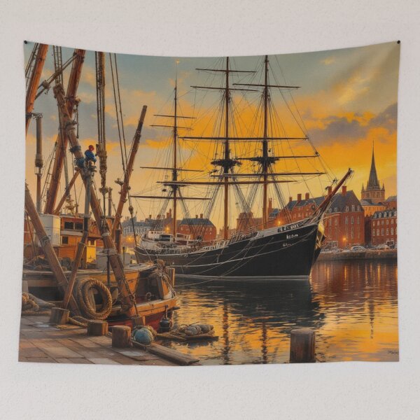 Item preview, Port of Nantes (Pays de la Loire, France) designed and sold by jefboutique6150.