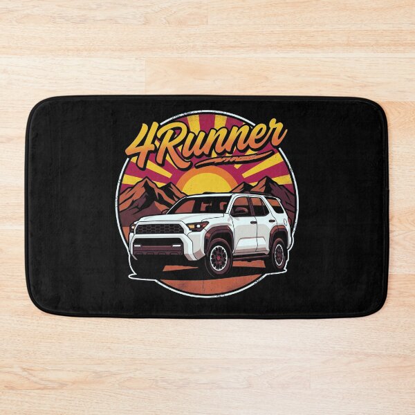 Item preview, Retro Sunset Style 6th Gen 4Runner Off Road Overlanding [Black Shirt Only] designed and sold by Off-Road-Zone.