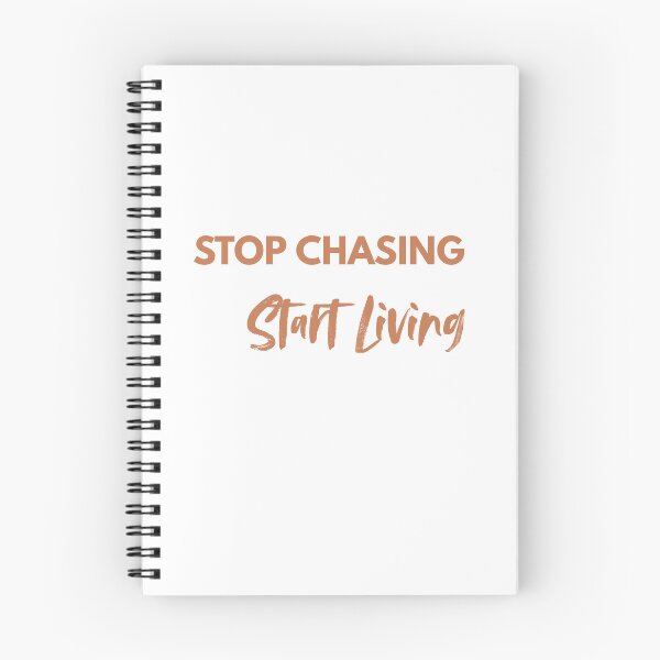 Item preview, Stop Chasing Start Living | Minimalist Scandinavian Design designed and sold by ScanMood.