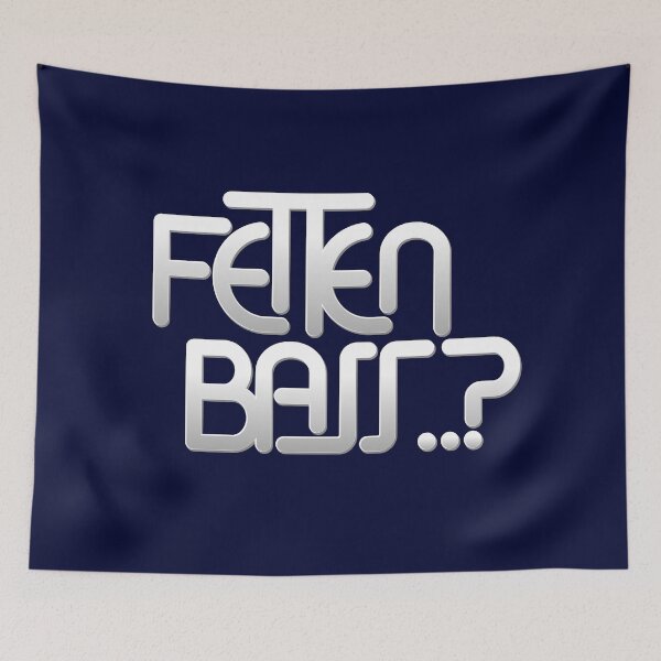 Item preview, Fat bass? Logo (silver) designed and sold by hard2wear.