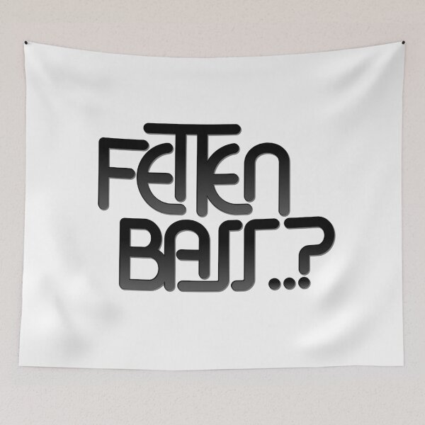 Item preview, Fat bass? Logo (black) designed and sold by hard2wear.
