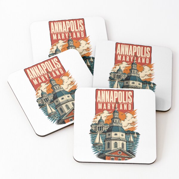 Item preview, Annapolis, Maryland, EE. UU. Arte de viajes y turismo vintage designed and sold by TravelersGems.