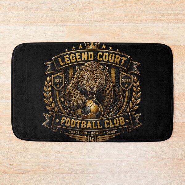 Item preview, Legend Court Football Club Leopard Crest Vintage Soccer Design designed and sold by LegendCourt.