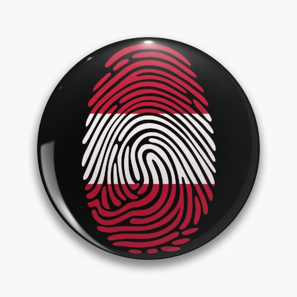 Item preview, Austria Flag Fingerprint Identity | Austrian DNA Heritage Graphic designed and sold by NTGUILTY.
