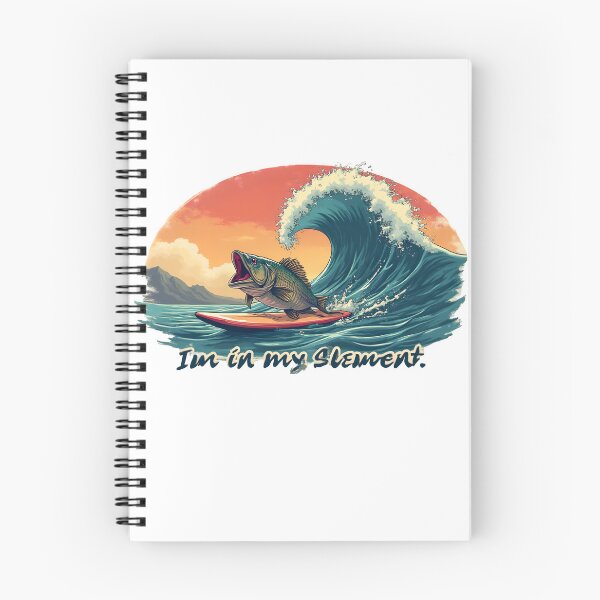 Item preview, I'm in my element - Fish on the surfboard designed and sold by ParadoxParadox.