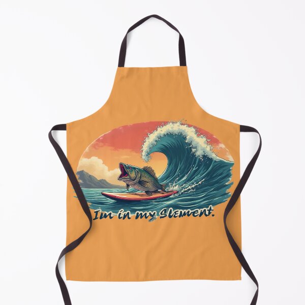 Item preview, I'm in my element - Fish on the surfboard designed and sold by ParadoxParadox.