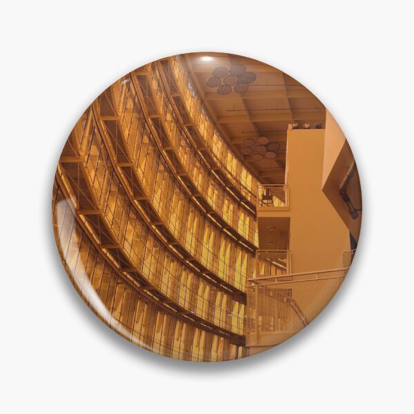 Item preview, Golden Building Interior Photograph designed and sold by CamilasPrints.