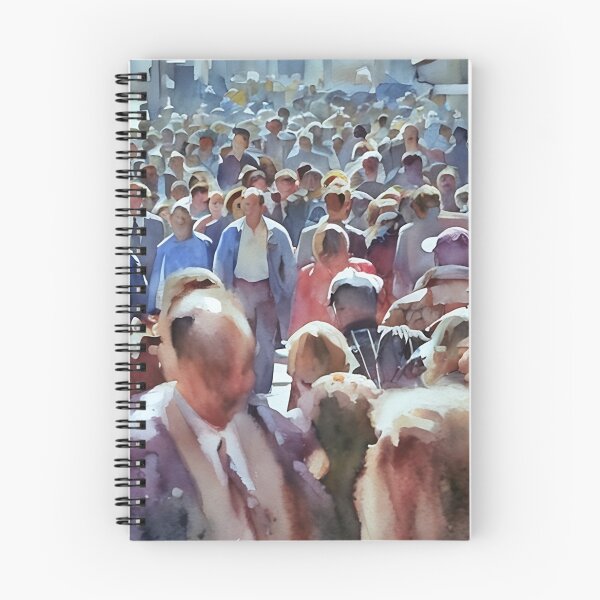 Item preview, The Hustle and the Bustle designed and sold by RCWatercolours.