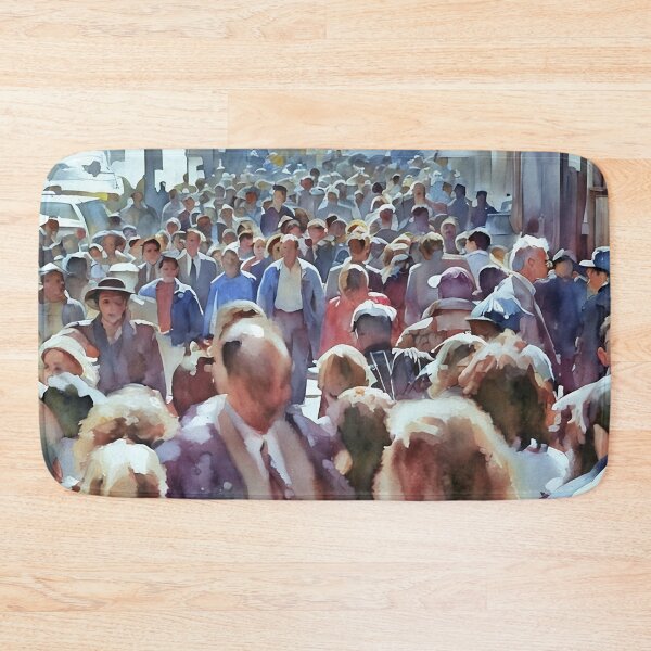 Item preview, The Hustle and the Bustle designed and sold by RCWatercolours.
