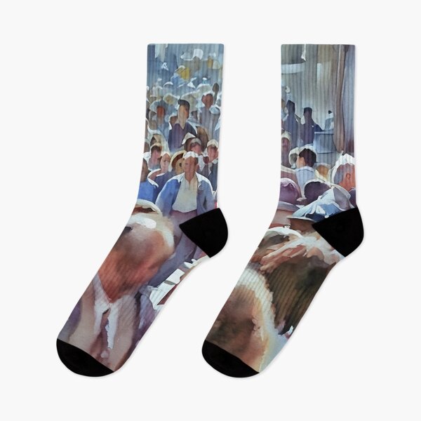 Item preview, The Hustle and the Bustle designed and sold by RCWatercolours.