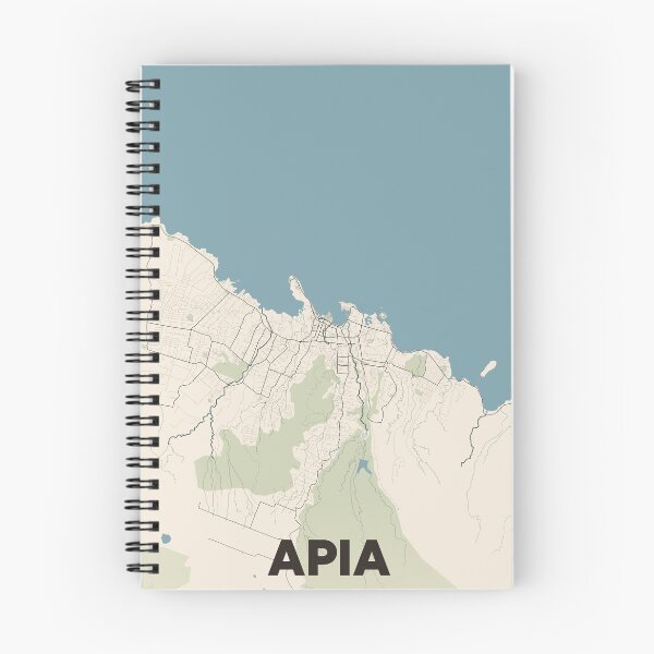 Item preview, Apia Map designed and sold by MapsNerd.