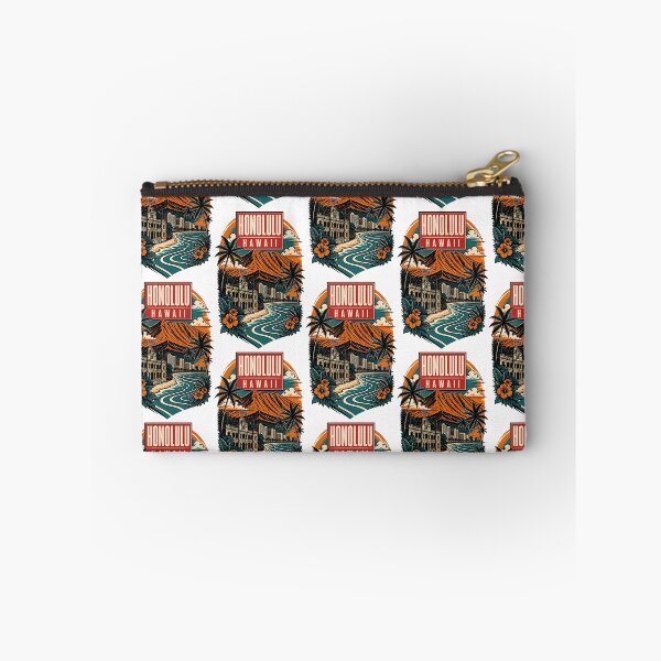 Item preview, Honolulu, Hawái, EE. UU., Arte de viajes y turismo vintage designed and sold by TravelersGems.