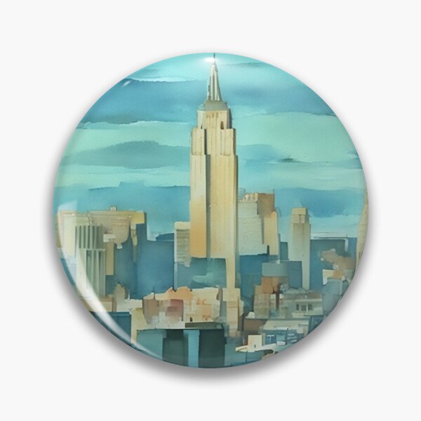 Item preview, Sunset on the Empire State designed and sold by RCWatercolours.