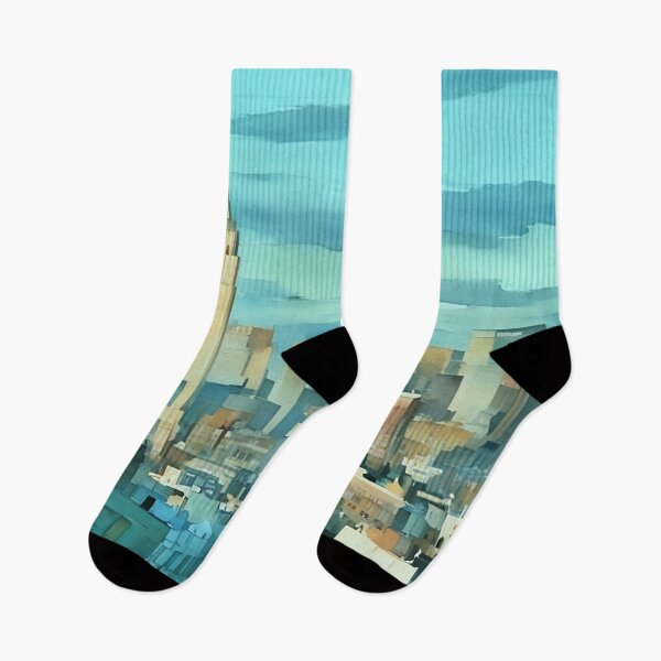 Item preview, Sunset on the Empire State designed and sold by RCWatercolours.