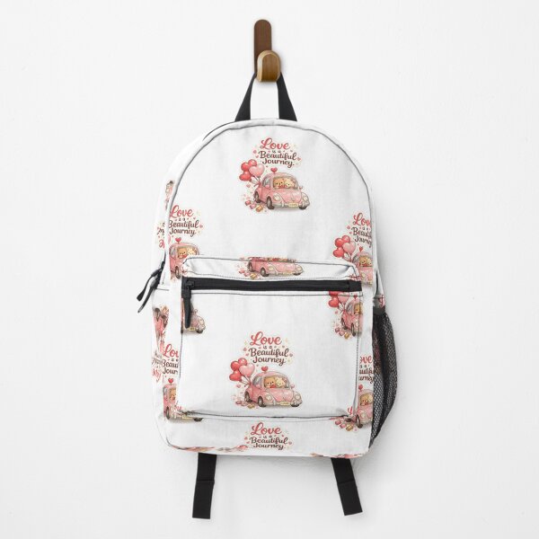 Item preview, Love Is a Beautiful Journey Sticker | Cute Valentine Car | Kawaii Couple Car | Transparent PNG designed and sold by Ishratparween11.
