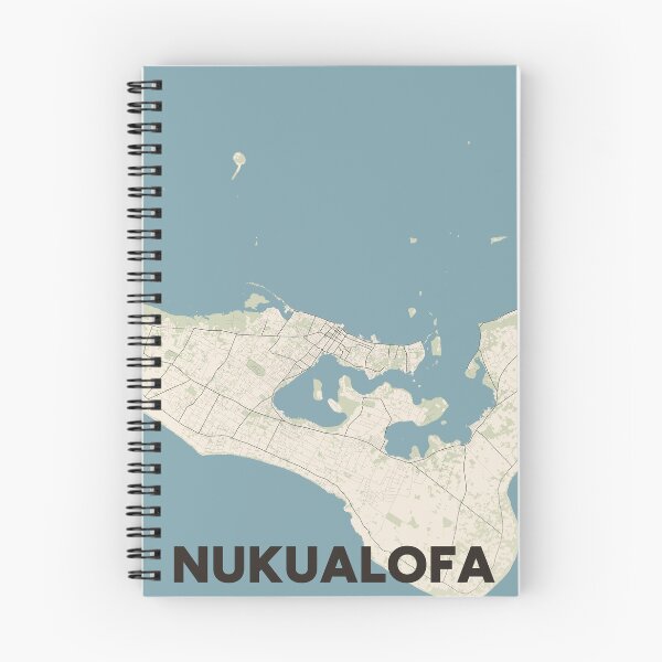 Item preview, Nukualofa Map designed and sold by MapsNerd.