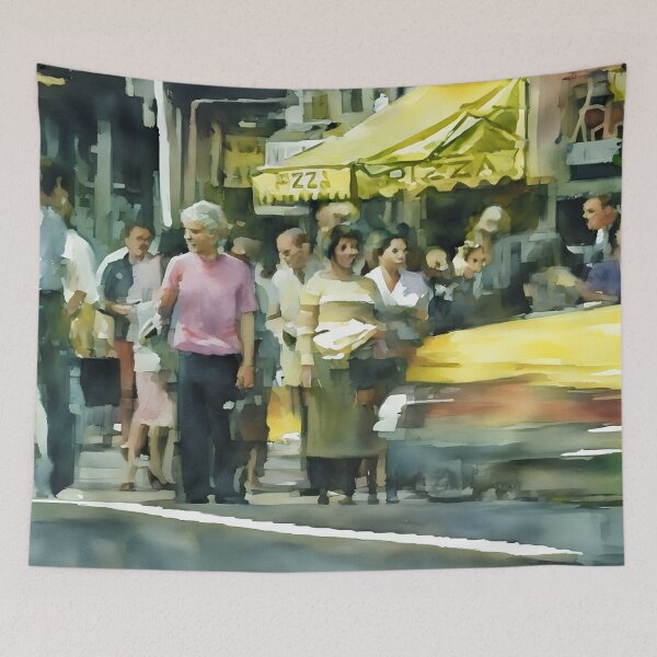 Item preview, Yield for Pedestrians designed and sold by RCWatercolours.
