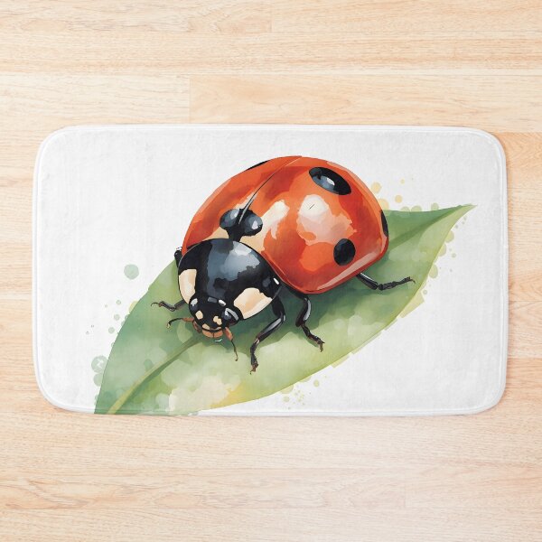 Item preview, Ladybug Watercolor Painting designed and sold by RawNaturePrints.