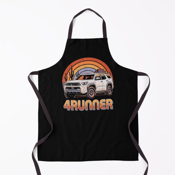 Item preview, Retro Sunset Style 6th Gen 4Runner Overland Off Roading [Black Shirt Only] designed and sold by Off-Road-Zone.